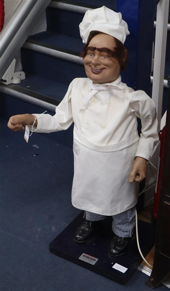 A bakers automaton advertising figure H.90cm